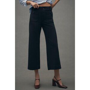 The Colette Cropped Wide-Leg Pants by Maeve: Knit Edition 16W PLUS SIZE
